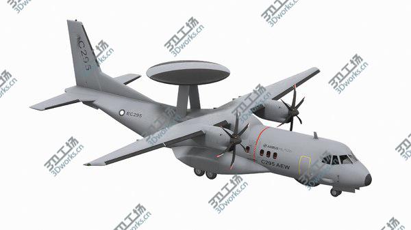 images/goods_img/20210312/3D Airbus Military C295 AEW&C Turboprop Aircraft Rigged model/2.jpg